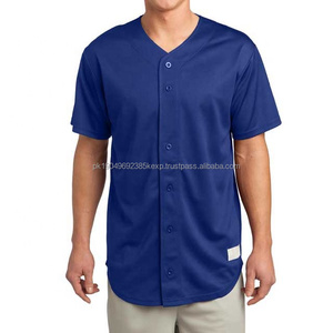 Custom Cheap Breathable Button Down Baseball Jersey with High Quality OEM Service Newest Design Baseball Team Uniform - Product Image 3