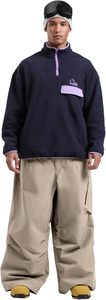 Pantalones de esquí para mujer, holgados, Cargo100 % poliéster, pantalones de Snowboard, sueltos, informales, con múltiples bolsillos, aislados, deportivos, impermeables, a prueba de viento - Product Image 4