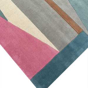 Tapis en laine faits à la main, tapis en laine tuftés à la main durables pour le salon, la chambre à coucher et le couloir - Product Image 4