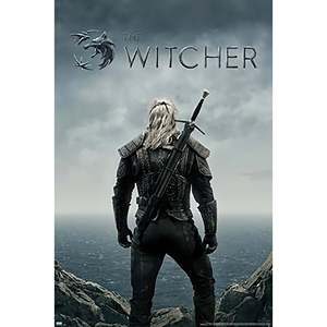 Affiche de la série télévisée The Witcher, sur toile, avec cadre noir, style moderne - Product Image 3