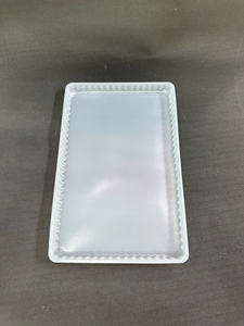 Professional sushi packaging Disposable white rectangular PP <b>plastic</b> <b>tray</b> ideal for serving and transporting sushi - Product Image 4