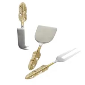 Juego de Cuchillos para Queso Color Cobre con Diseño Martillado para Fiestas, Restaurantes y Hoteles - Product Image 2