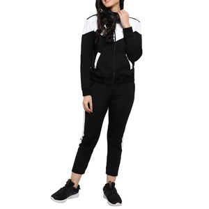 Chándal de talla grande de alta calidad para mujer con tela de mezcla de poliéster de manga larga ajuste cómodo perfecto para uso en el gimnasio - Product Image 1