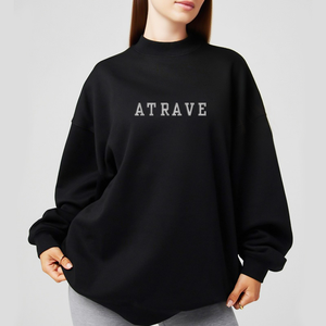 Sudaderas de Cuello Alto Tejidas de Invierno para Mujer al por Mayor, Personalizadas con Logotipo Frontal, Tela de Poliéster/Algodón - Product Image 6