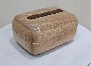 Boîte de rangement pour bijoux en bois de manguier faite à la main boîte de rangement décorative pour salon boîte de rangement pour lune et étoile sculptée en usine - Product Image 5