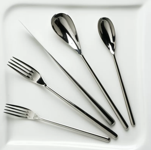 Ensemble de couverts en acier inoxydable de la meilleure qualité vaisselle ensemble de couverts d'événement de mariage couteau à dîner cuillère fourchette décor de restaurant à la maison - Product Image 3