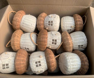 Juego de decoraciones navideñas de material natural para árbol y mesa Adornos hechos a mano que agregan un toque cálido de vacaciones - Product Image 4