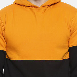 Sudaderas con capucha de impresión de logotipo personalizado de gran tamaño con bloqueo de Color de alta calidad para la colección especial de invierno de los hombres Tendencia de tasa barata - Product Image 4