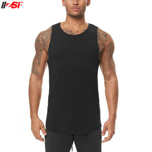 Camiseta sin mangas de algodón y elastano con logo personalizado para hombre, estilo casual de punto, deportiva y de ocio, nueva colección de verano 2023 - Product Image 4