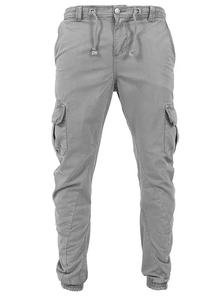 Pantalones Cargo Jogger para Hombre, 100% Algodón, Ligeros, con Logotipo Personalizado al por Mayor, Color Sólido, Cintura Elástica, Ecológicos - Product Image 5