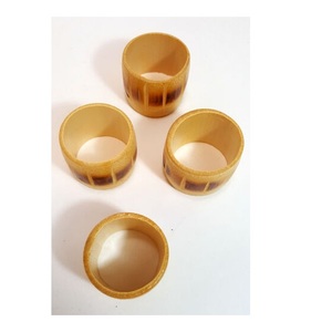 Petits anneaux à serviettes en laiton, design de table arrondi, porte-serviettes de style indien avec plusieurs finitions et motifs - Product Image 5
