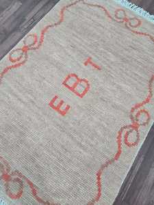 Alfombras de lana anudadas a mano de alta antigüedad de grado Premium, alfombra antideslizante multicolor, Alfombra tejida abstracta para rezar, juego para el hogar - Product Image 2