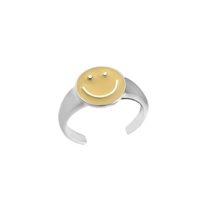 925 argent Sterling femmes éternité réglable crème émail classique Boho fiançailles pour bague de visage pour fête mariage anniversaire - Product Image 1