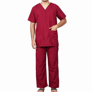 Tenues médicales en coton tricoté 100 % respirant et confortable, couleur personnalisable, pour usage hospitalier et infirmier - Product Image 1