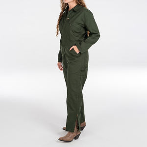 Overol de Trabajo de Manga Larga para Mujer de Alta Calidad, Resistente al Fuego, de Algodón, Transpirable, Ligero y con Función Antiestática - Product Image 2