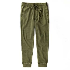 Pantalones de chándal de algodón de cáñamo orgánico para hombre, pantalón de chándal con cordón personalizado para ejercicio de verano - Product Image 1