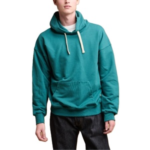 Sudadera con capucha extragrande de algodón 100% personalizada de alta calidad para hombre, diseño recortado cuadrado de peso pesado esencial de BD - Product Image 4