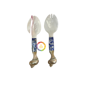 Cuillère en nacre polie finition lisse pour salle à manger luxueuse ensemble de cuisine de luxe dîner meilleur prix Vietnam - Product Image 1