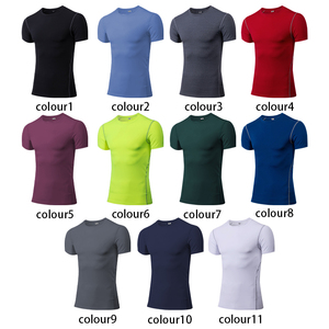 Camiseta de fitness de culturismo para hombre de alta calidad, camisetas personalizadas con ajuste muscular, Camiseta deportiva para correr atlética para hombre - Product Image 2