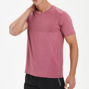 Nouveauté T-shirt 100% coton pour homme style Hip Hop Logo personnalisé avec épaules tombantes surdimensionnées manches courtes tissées vierges - Product Image 1