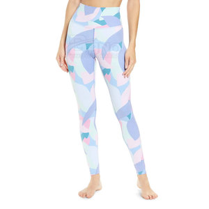 Legging de sport taille haute sans couture respirant pour femme en tricot Spandex/Polyester 220g – Vêtements de fitness à faible MOQ - Product Image 2