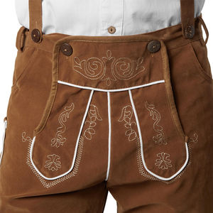 กางเกงหนังสไตล์บาวาเรีย lederhosen ดั้งเดิมมีสไตล์สำหรับผู้ชายผ้าปักลายดีไซน์ล่าสุดทำจากผ้าคุณภาพสูง - Product Image 6