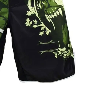 กางเกงชกมวย MMA ผ้าฝ้าย 100% ระบายอากาศ กันน้ำ ทรงเอวยางยืด พิมพ์ลายแบบรีดร้อน สไตล์ไฮสตรีทสำหรับผู้ชาย - Product Image 6