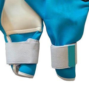 Gants de football professionnels en cuir de haute qualité, à doigts entiers et paume plate, confortables, personnalisables OEM, équipement sportif unisexe pour gardiens de but - Product Image 2