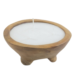 Soporte de vela de masa de madera Tazón Artesanía Precio al por mayor Regalos decorativos de Navidad Artículo de Festival Tazón de masa - Product Image 6