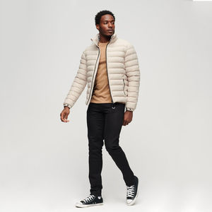 Chaqueta Acolchada Informal para Hombre de Diseño Personalizado de Alta Calidad, Cómoda y Transpirable, de Color Sólido - Product Image 5