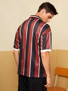 T-shirts de polo de golf pour hommes à col rabattu à manches courtes à séchage rapide en coton et polyester de haute qualité - Product Image 2