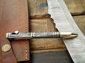 2024 varilla de barra de acero de Damasco resistente hecha a mano más nueva para hacer bolígrafos de joyería - Product Image 4