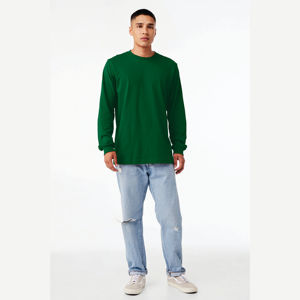 100% Airlume เสื้อคอลูกเรือ32ซิงเกิล,เสื้อยืดแขนยาว4.2ออนซ์เคลลี่คลาสสิคสำหรับทุกเพศ - Product Image 4