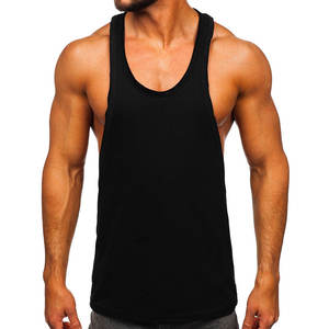 Débardeurs de gym Stringer pour hommes Muscle Fitness T-shirt sans manches - Product Image 5
