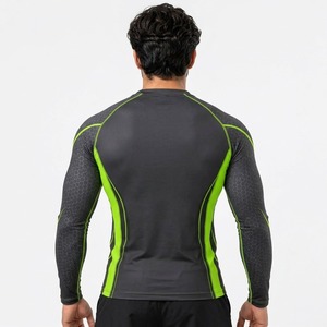 Camiseta Deportiva de Compresión de Manga Larga para Hombre, para Entrenamiento, Fitness, Running, Ciclismo, Surf, Gimnasio - Product Image 2
