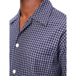 ชุดนอนคู่แขนยาวคอปกสีพื้นสำหรับผู้หญิงชุดนอนผู้ชายไซส์พิเศษสำหรับฤดูใบไม้ผลิและฤดูใบไม้ร่วงสไตล์ใหม่ - Product Image 5