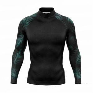 Camiseta de Surf de Manga Larga para Hombre, Transpirable, Protección UV, Traje de Baño, Protección contra Erupciones en la Playa, para Buceo y Natación, Talla Grande - Product Image 5