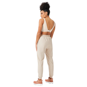 กางเกงจ็อกเกอร์ผู้หญิง Dolanto Sports รุ่นน้ำหนักเบา ผ้าฝ้าย 100% มีเชือกผูก ป้องกันขนร่วง ยืดหยุ่นได้ กระชับรูปทรง เอวยางยืด - Product Image 5