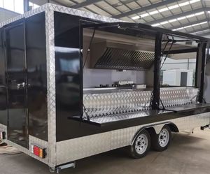 รถขายอาหารเคลื่อนที่ทำจากสเตนเลสสตีลเพื่อการจัดการขยะในน้ำขั้นสูงน้ำเย็นแบบใส - Product Image 2