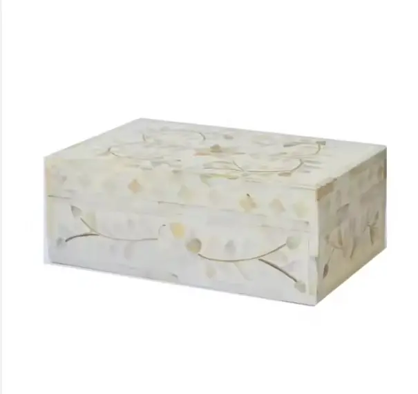 Caixa de presente personalizada de madeira e chifre, caixa de memória decorativa de madeira para mesa, caixa de armazenamento de tesouro