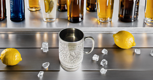 Classic 18 oz Moscow Mule Beer Glasses Pure Solid Brass No Lining Silver Stein Sublimation Feature for Water Wine and Gifts - Product Image 3