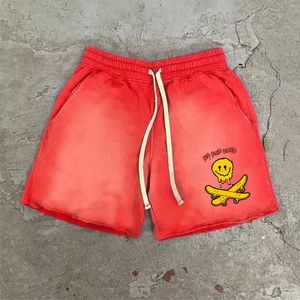 Pantalones cortos de sudor vintage de alta calidad para hombre, pantalones cortos de baño sublimados con logotipo personalizado desgastado y lavado ácido - Product Image 6