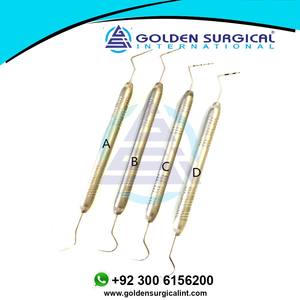 Sonda periodontal de acero inoxidable para edénculos dentales con instrumento de exploración escaladora, juego dental de endodoncia, instrumentos quirúrgicos - Product Image 6