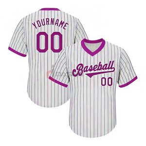 Jersey de béisbol de ropa deportiva en blanco liso con logotipo personalizado al por mayor de alta calidad | Uniforme y camisa de béisbol personalizados para hombre - Product Image 5