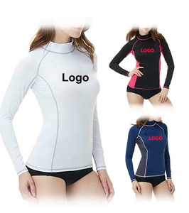 OEM UPF 50 + Mujeres Rash Guard Quick Dry Surf Swim Shirts Rashguard Manga larga Uv Protección solar Camisas de compresión - Product Image 1
