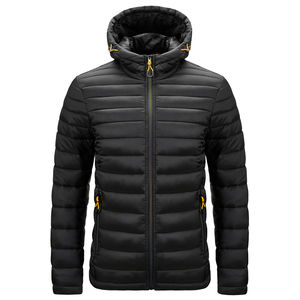 Chaqueta Acolchada con Capucha para Hombre, de Alta Calidad, Gruesa, Impermeable y Transpirable, Estilo Casual de Invierno, con Bolsillos, Personalizable, Moda Urbana - Product Image 4