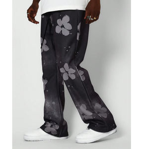 Pantalones transpirables para exteriores de Pakistán Flare Fit Jogger con estampado completo Los hombres de moda usan Joggers - Product Image 2