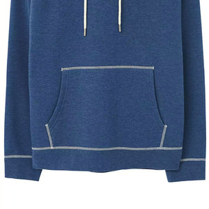 Bajo MOQ personalizado OEM diseño hombres pulóver Sudadera con capucha peso ligero mangas completas personalizado hombres ropa de calle Sudadera con capucha para exteriores - Product Image 6