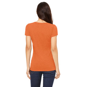 Avoine Tri-Blend Femme Coupe Classique T-shirt Tri-Blend T-shirts unis vierges Idéal pour les conceptions personnalisées T-shirt respirant pour dames - Product Image 4