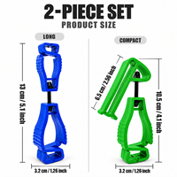 Clip de ceinture de sécurité pour gants de travail SCQP, lot de 2, logo OEM personnalisé, couleur au choix, pour travaux industriels
